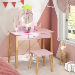2-in-1-Kinder-Schminktischset