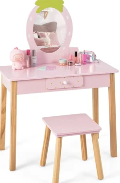 2-in-1-Kinder-Schminktischset