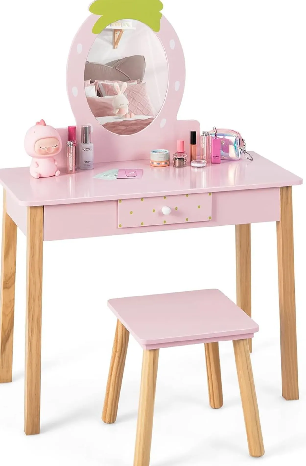 2-in-1-Kinder-Schminktischset