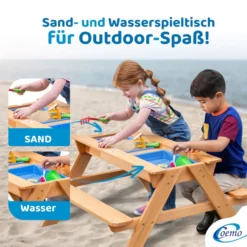 2in1 Kindersitzgruppe und Sand-und Wasserspieltisch Kinder