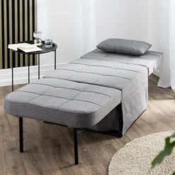 2 in 1 Schlafsofa, ca. 67 x 76 x 41 cm - Dunkelgrau