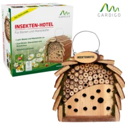 Insektenhotel für Bienen und Marienkäfer