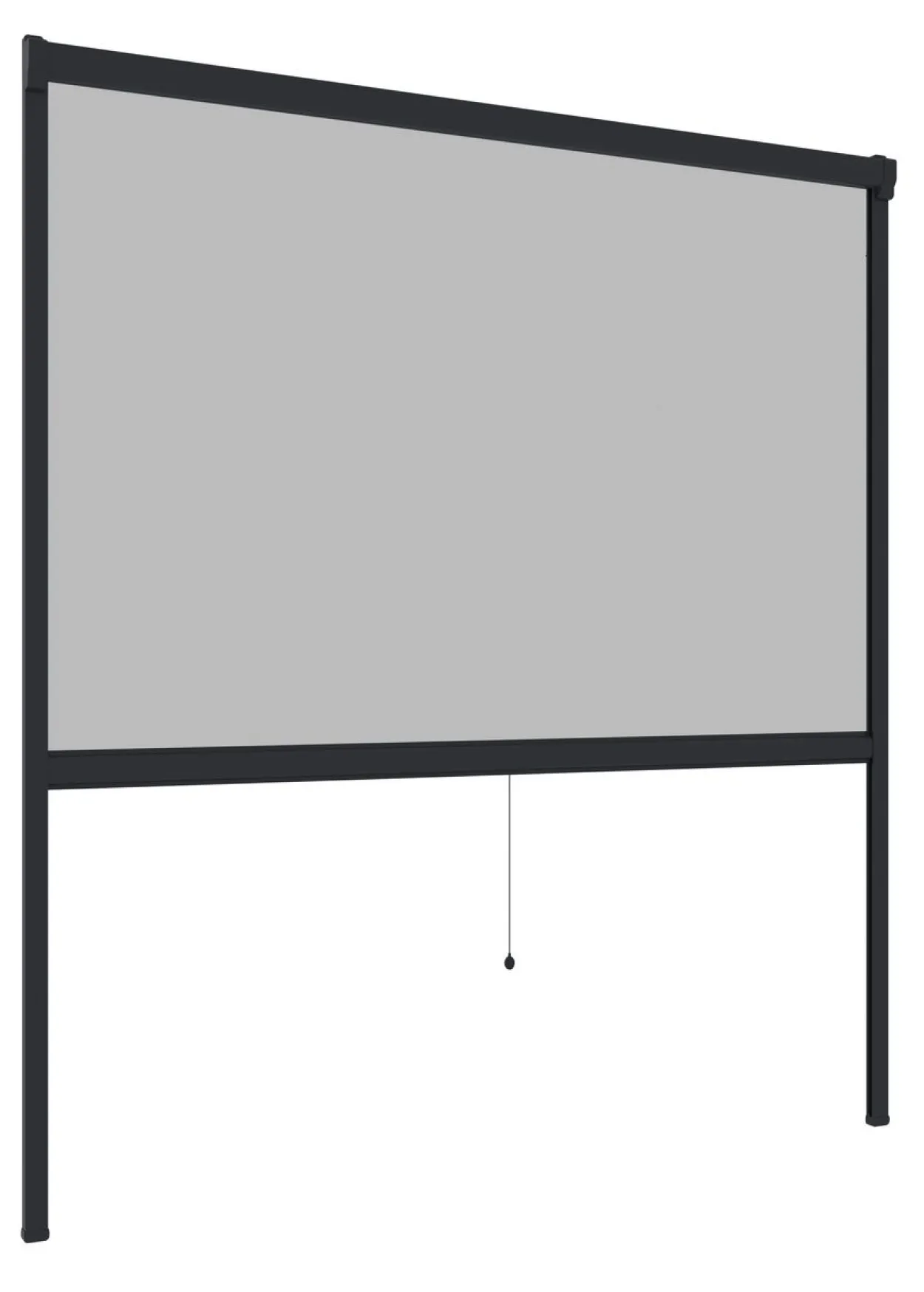 Insektenschutz Plus Rollo Fenster 130x160cm Anthrazit