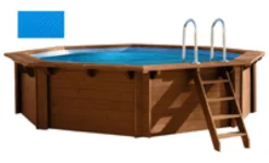 Interline Holzpool Sommer Abdeckpläne ø 3,55m (8-Eckig) 400 µm