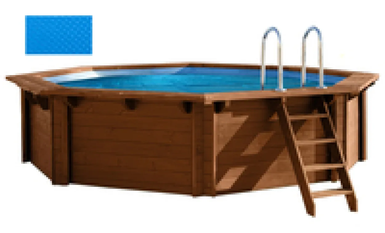 Interline Holzpool Sommer Abdeckpläne ø 3,55m (8-Eckig) 400 µm