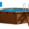 Interline Holzpool Sommer Abdeckpläne ø 4,40m (8-Eckig) 400 µm