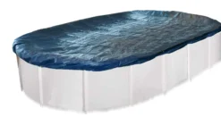 Interline Winter Abdeckpläne ohne Netz 6,10 x 3,60 m Oval