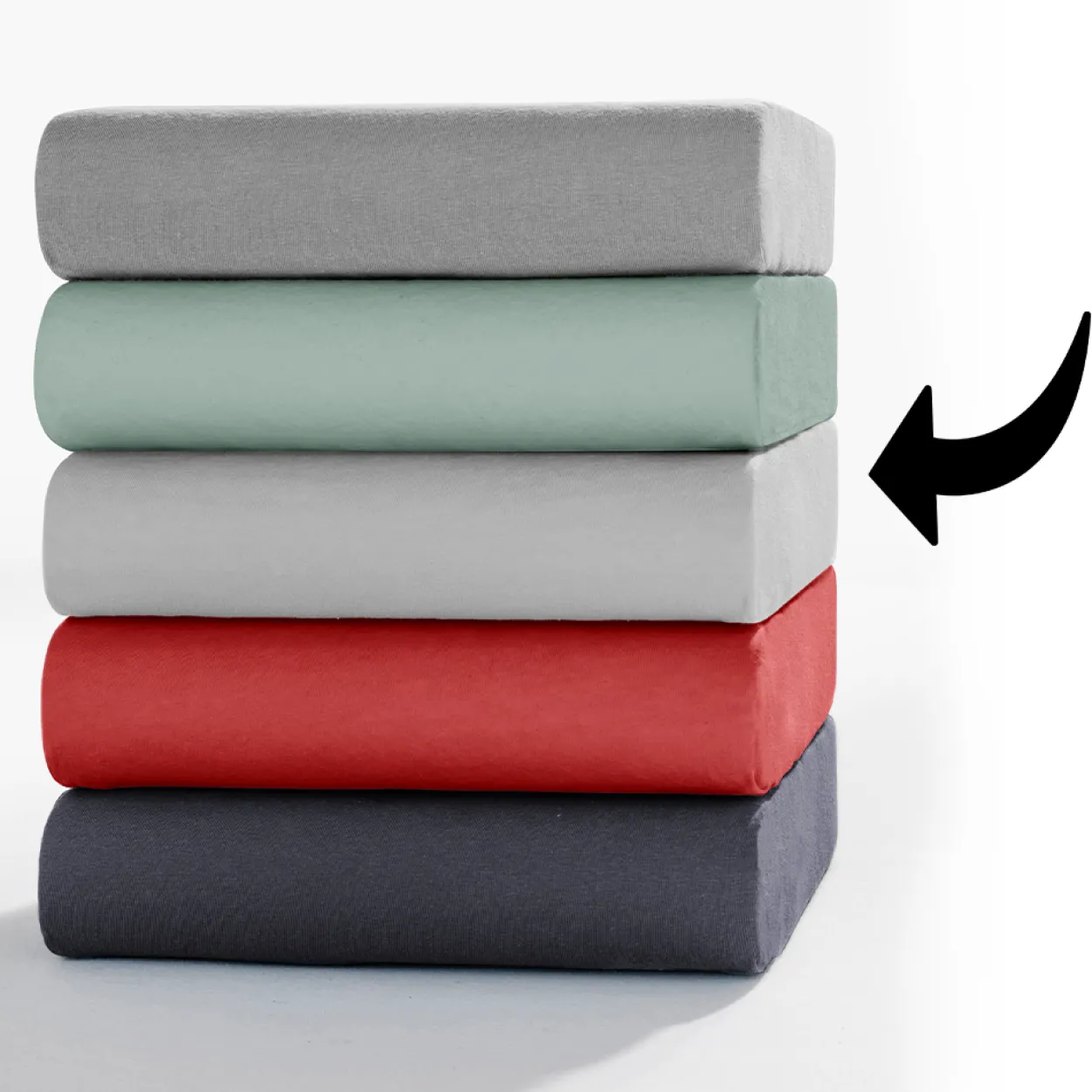 Interlock Doppeljersey-Spannbetttuch ca. 140 – 160 x 200 cm