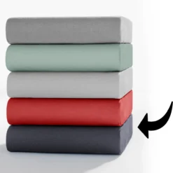 Interlock Doppeljersey-Spannbetttuch ca. 140 – 160 x 200 cm