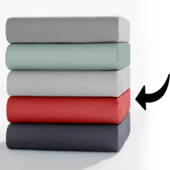 Interlock Doppeljersey-Spannbetttuch ca. 180 – 200 x 200 cm