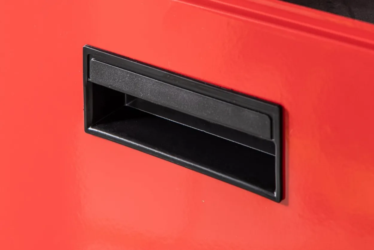 2 in 1 Werkstattwagen 5 Schubladen 50 cm, rot