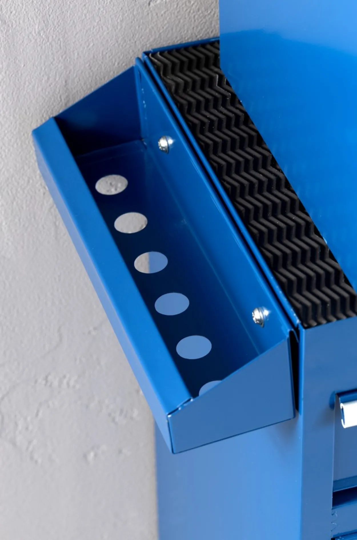 2 in 1 Werkstattwagen, 5 Schubladen - Blau