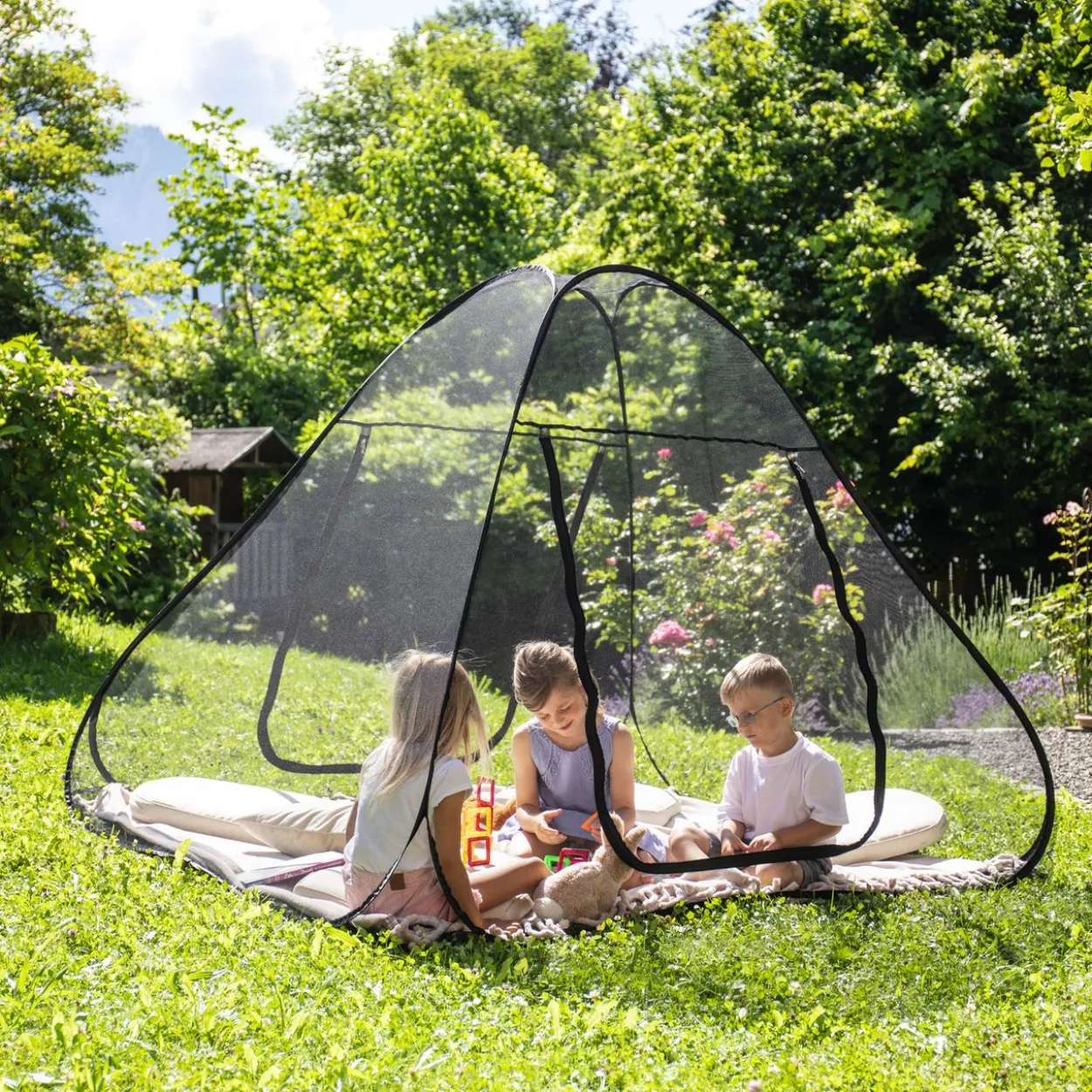 IS Pop-Up Mosquitonetz 180x200cm Anthrazit