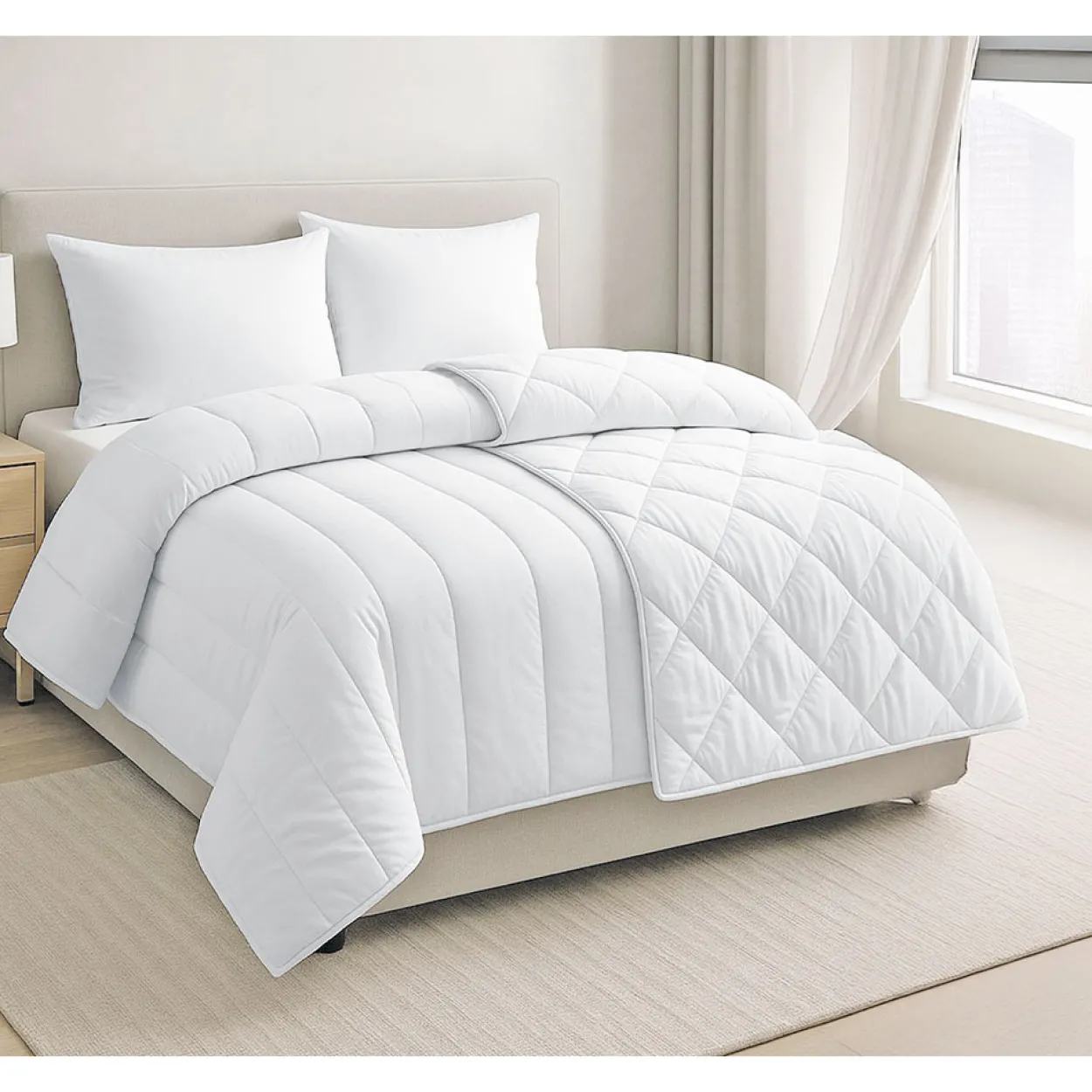 4-Jahreszeiten Steppbett "Ultrasonic"