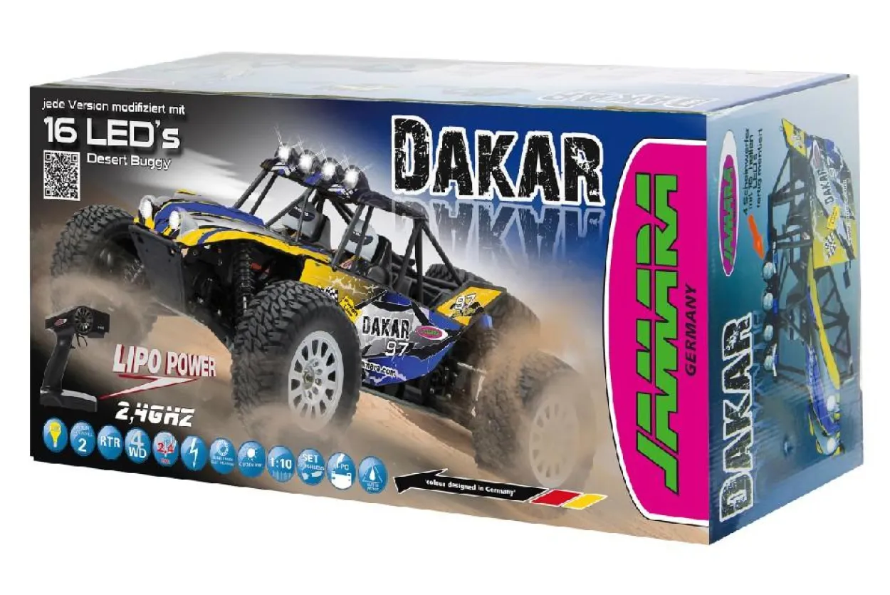 JAMARA Dakar Desertbuggy 4WD 1:10 NiMh 2,4GHz mit LED