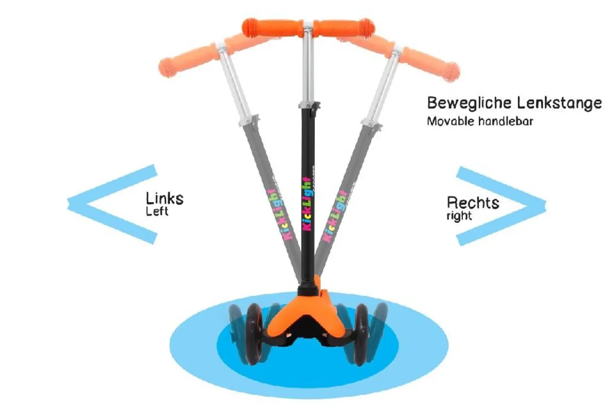 JAMARA KickLight Scooter orange