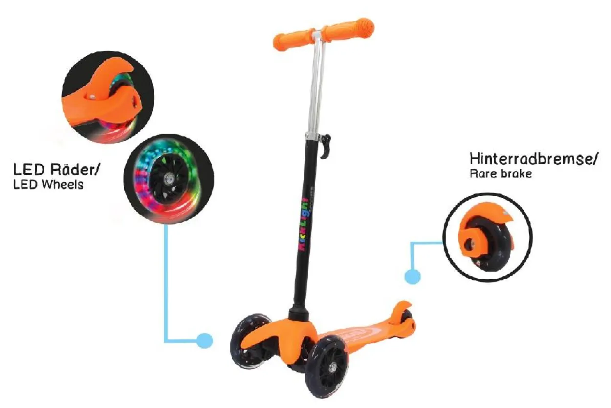JAMARA KickLight Scooter orange