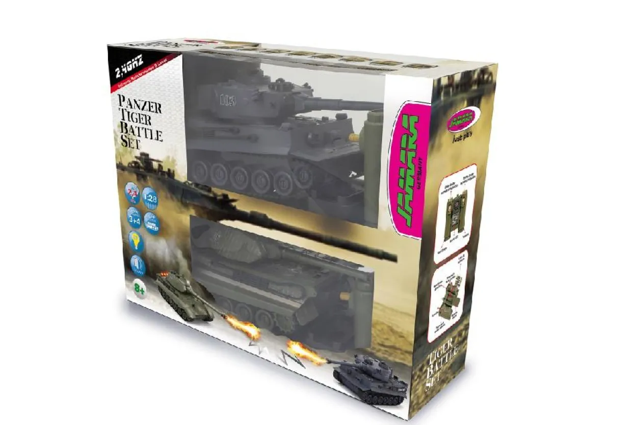 JAMARA Panzer Tiger Battle Set 1:28 2,4GHz