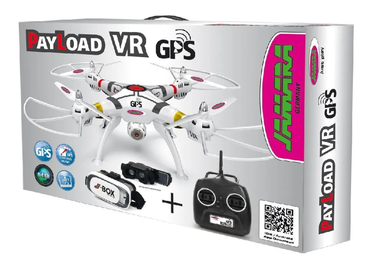 JAMARA Payload GPS VR Drone Altitude HD FPV Wifi Coming Home