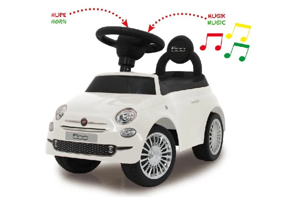 JAMARA Rutscher Fiat 500 weiss