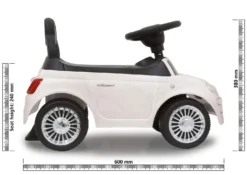 JAMARA Rutscher Fiat 500 weiss