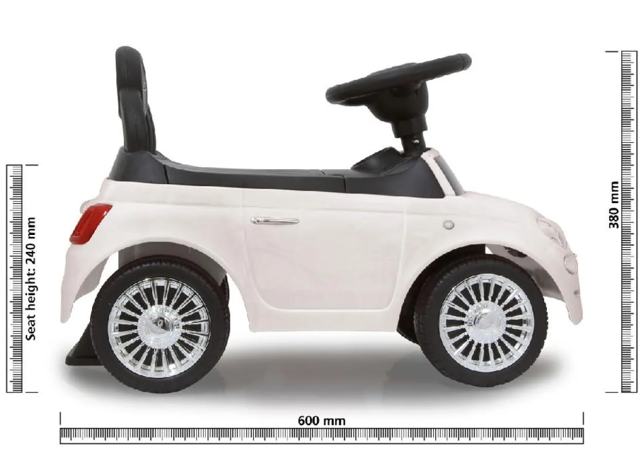 JAMARA Rutscher Fiat 500 weiss