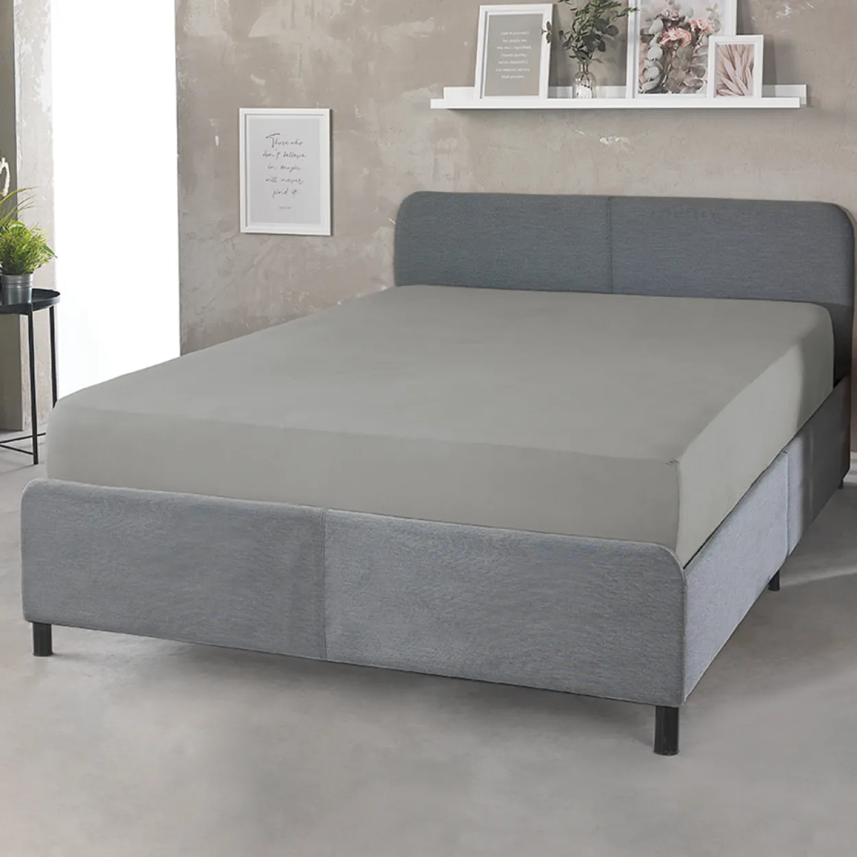 Jersey-Boxspringbett- oder Jersey-Topper-Spannbetttuch
