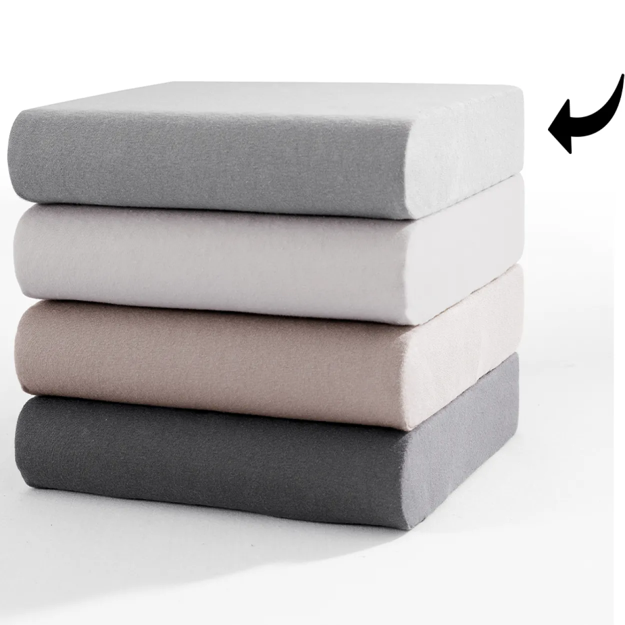 Jersey-Boxspringbett-/ Topper-Spannbetttuch