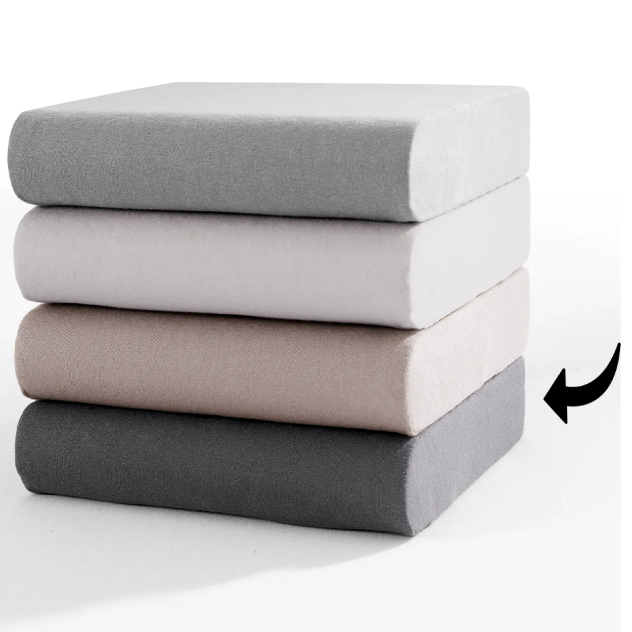 Jersey-Boxspringbett-/ Topper-Spannbetttuch