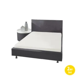 Jersey-Spannbetttuch 2er-Pack