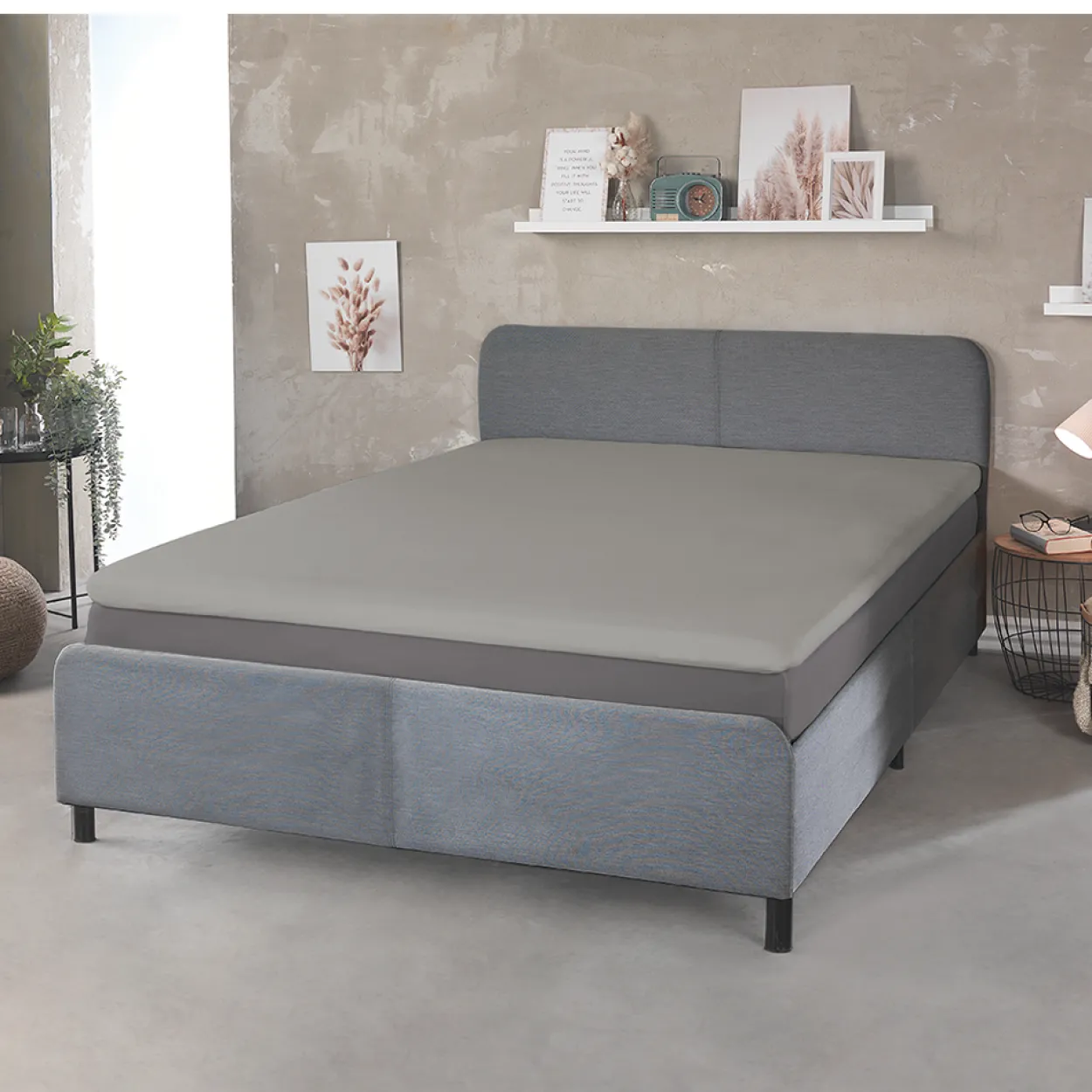 Jersey Spannbetttuch für Topper oder Boxspringbett