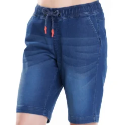 Jogg-Jeans Bermuda für Damen Darkblue