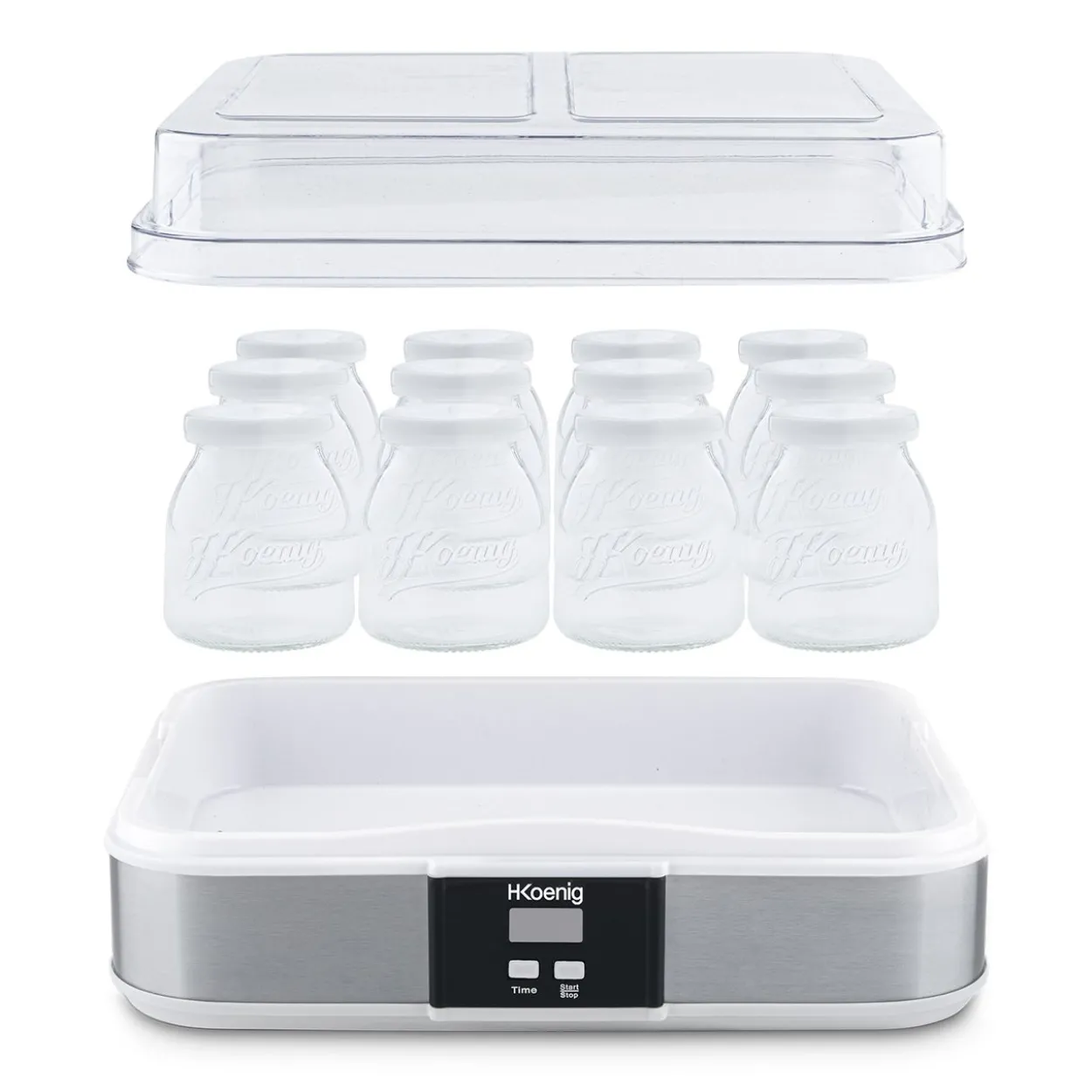 Joghurtbereiter 1,8L 12 Gläser ELY120