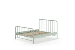 Jugendbett BRONXX mit Liegefläche 160 xx 200 cm, Ausf. Metall Olivegrün matt