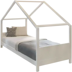 Juniorbett Sonja mit Dachgestell - ca. 90 x 200 cm, inkl. Lattenrost