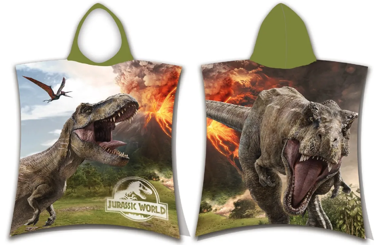 Jurassic World Badeponcho Kinder aus Baumwolle