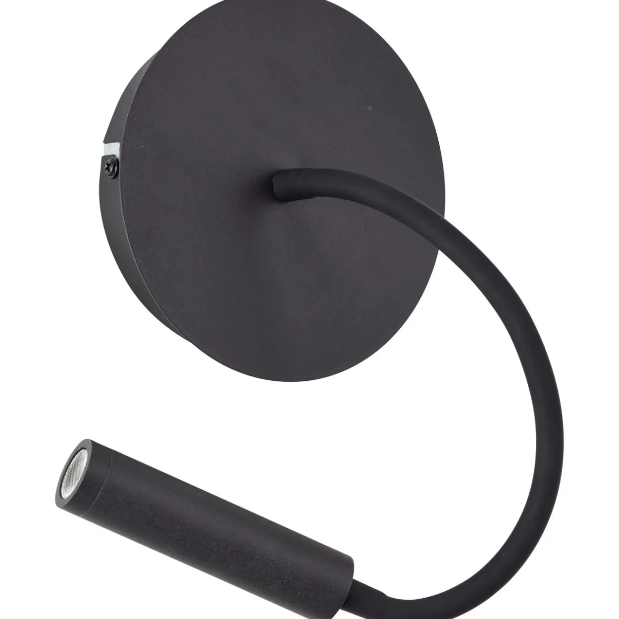 Jutta LED-Wandleuchte, flexibler Lesearm, 14 cm Durchmesser