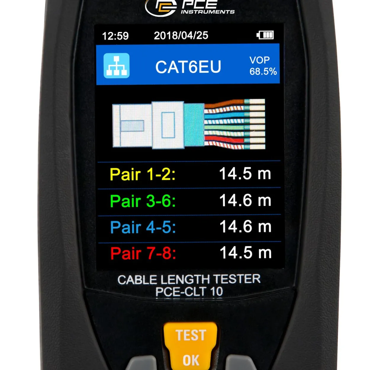 Kabellängen-Tester PCE-CLT 10