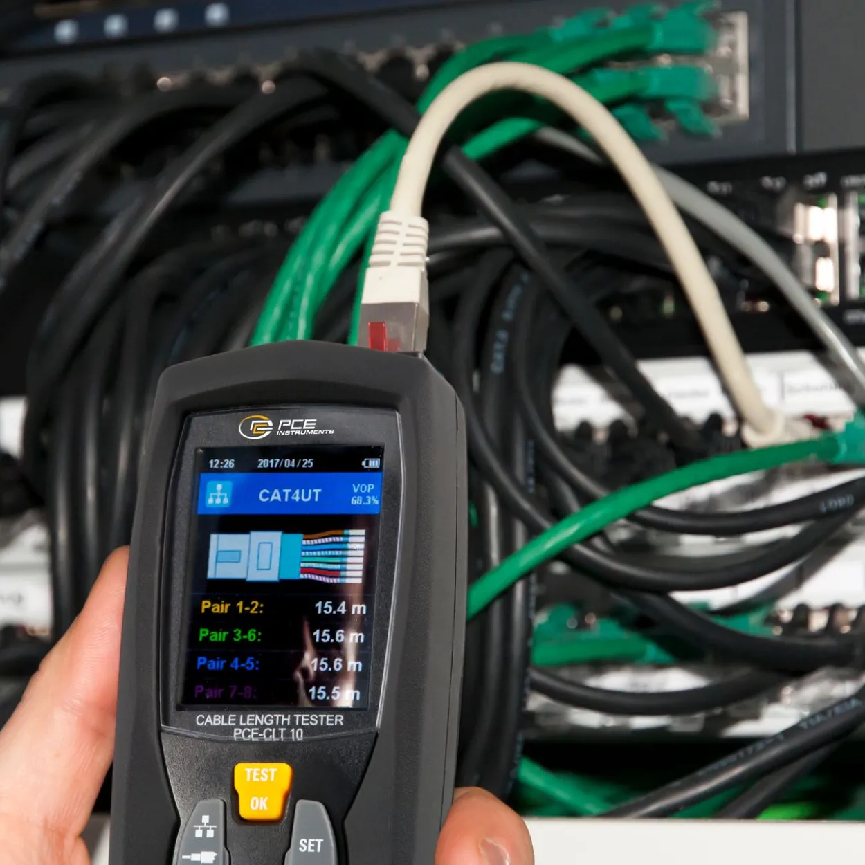 Kabellängen-Tester PCE-CLT 10