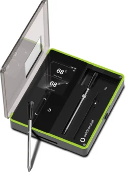 Kabelloses Bluetooth Grillthermometer Easy Check Dual mit 2 Fühlern und 200m Reichweite