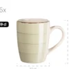 Kaffeebecher 38 cl, 6-er Set, OLIVGRÜN