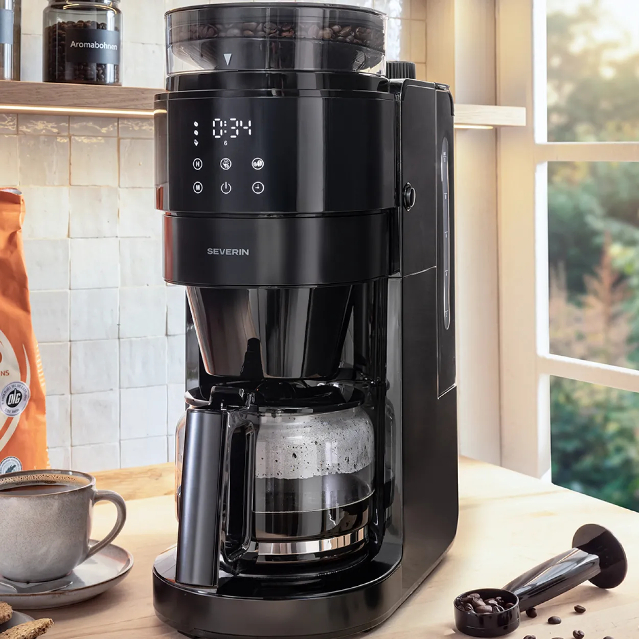 Kaffeemaschine mit Mahlwerk KA 4832