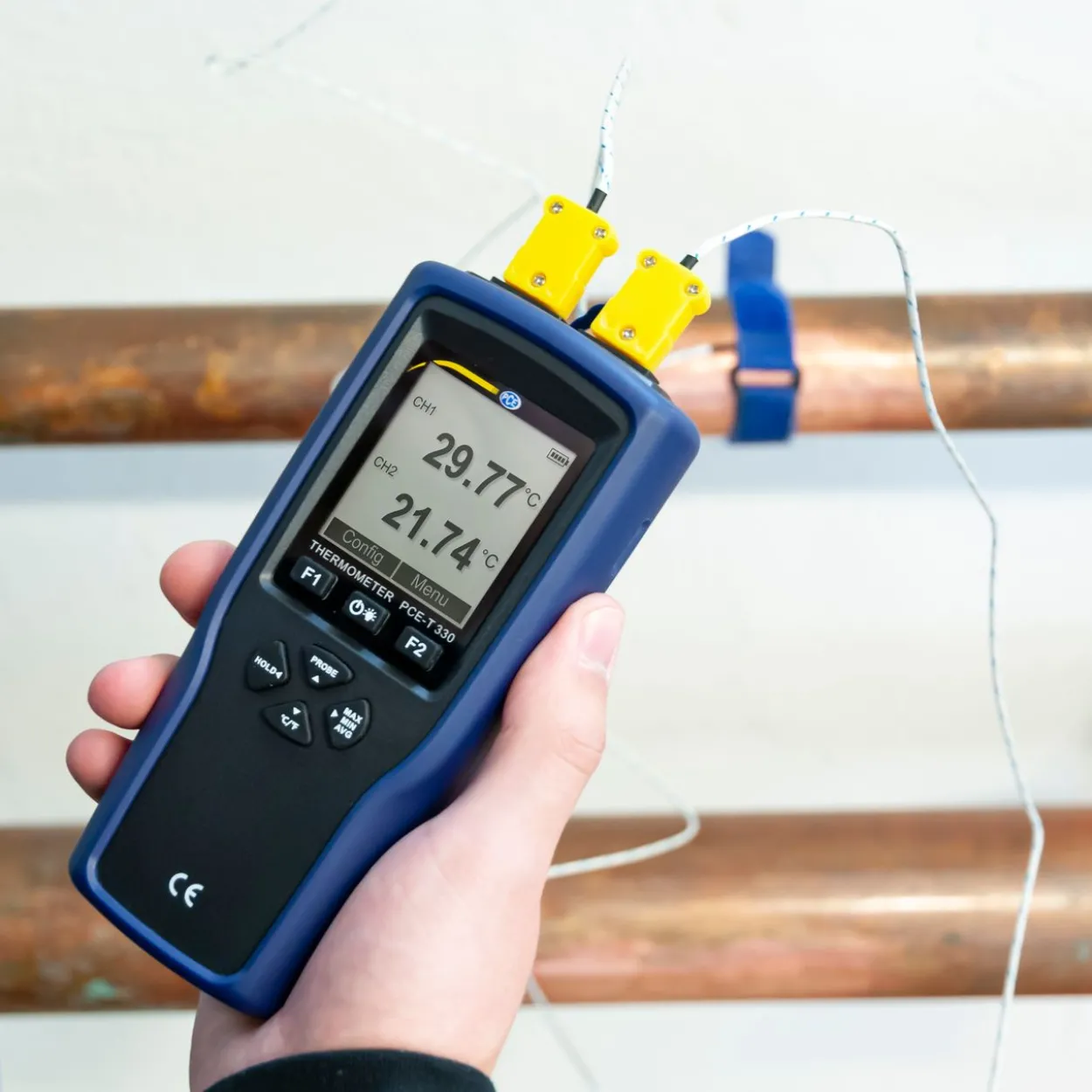 2-Kanal-Datenlogger-Thermometer PCE-T 330