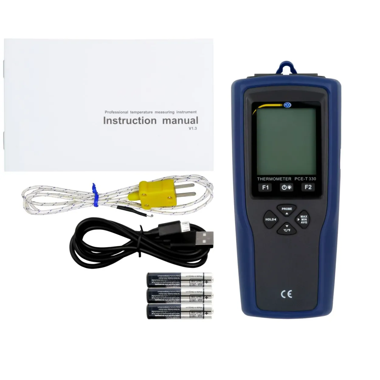 2-Kanal-Datenlogger-Thermometer PCE-T 330