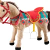 KARUSSELLPFERD beige mit Sound