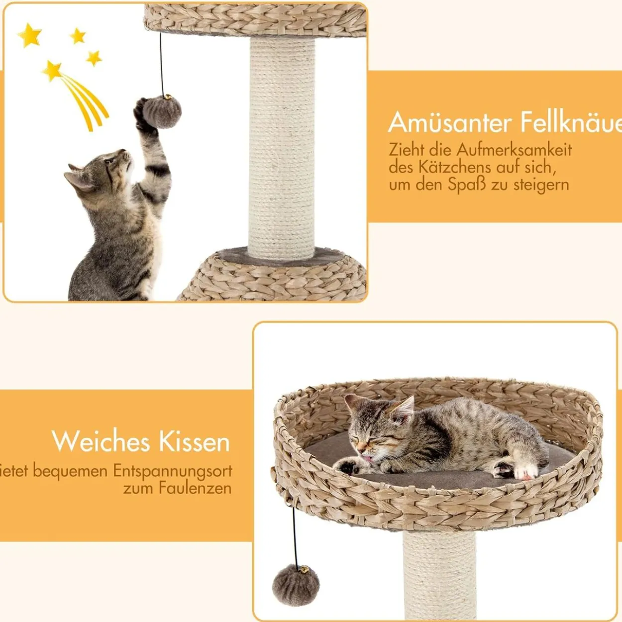 Katzenbaum mit Höhle, ?48x70,5cm
