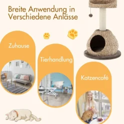 Katzenbaum mit Höhle, ?48x70,5cm