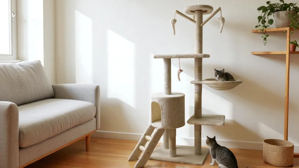 Katzen Kratzbaum, ca. 50 x 35 x 131 cm