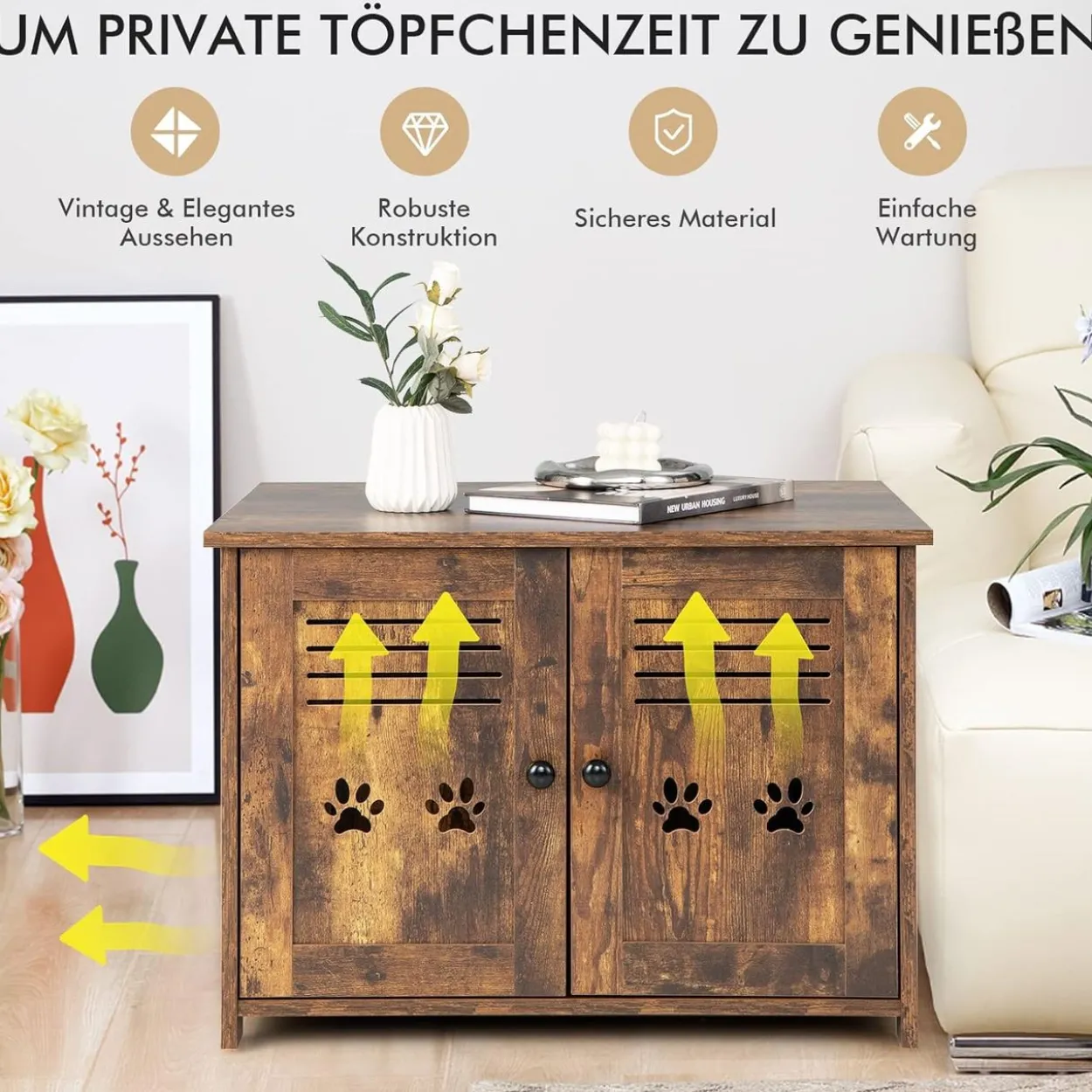 Katzenschrank Katzentoilette