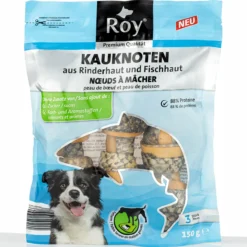 Kauknoten aus Rinderhaut und Fischhaut 150 g